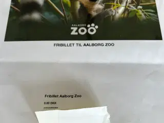 Billet til Aalborg zoo