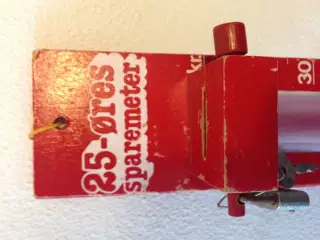 25øres Sparemeter m. lås (retro)