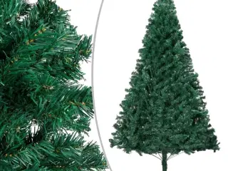 Kunstigt juletræ med tykke grene 150 cm PVC grøn