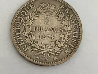 5 Francs France 1874 A