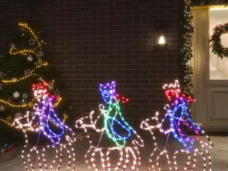 De tre vise mænd julefigur 504 LED-lys 70x50 cm