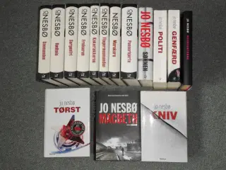 Jo Nesbø. Panserhjerte. Genfærd. Kniv. Rødhals