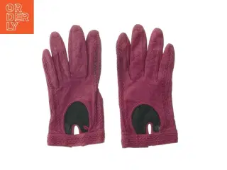 Læderhandsker i bordeaux farve fra Markberg (str. 20 cm)