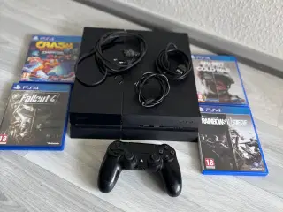 Ps4 sælges med spil
