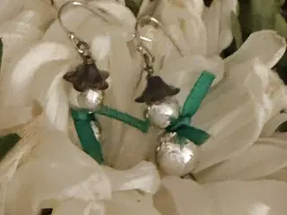 Øreringe med snemænd - håndlavede