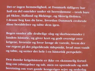 kort og godt om danske krige. med dedikation, Af l