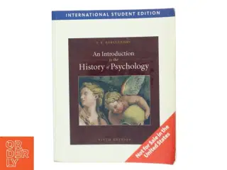 An introduction to the history of psychology af B. R. Hergenhahn (Bog)
