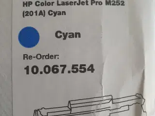 Lasertoner, HP printer, HP laserjet pro