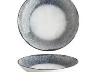 17 stk. Tallerken coupe dyb mørkeblå 250 mm Rustic