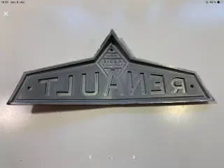 Renault traktor agricole d35 emblem ubrugt gammelt