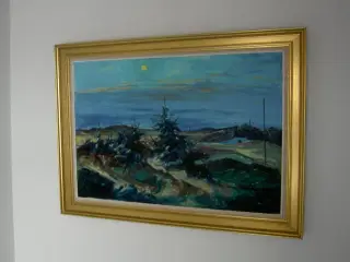 Maleri af Knud Bøstrup  96x66 cm