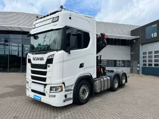 Scania S650 6x2 32 T-mtr. kran, Kran