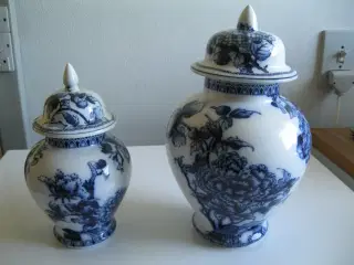 Antikke Villeroy & Boch lågkrukker 1920