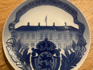 Royal Copenhagen mindeplatte tobaksfabrikken 1928