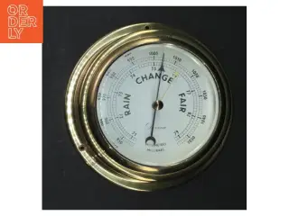 Barometer i messing fra Devina (str. Ø. 15 cm)