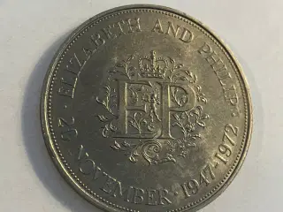 25 New Pence (Silver Wedding) 1972 England