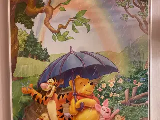 Peter Plys / Winnie The Pooh plakat med ramme