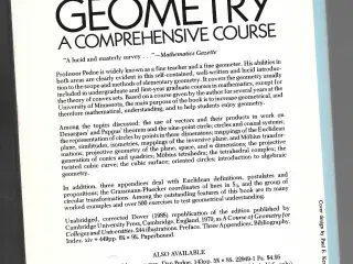 Geometry A Comprehensive Course by Dan Pedoe