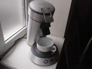  Senseo HD7840 Philips Kaffe maskine børstet alu