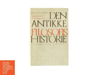 Den antikke filosofis historie af Johs. Witt-Hansen (Bog)