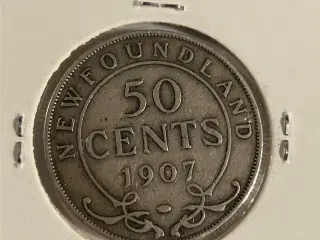 50 Cents New Foundland 1907