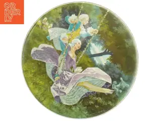 Dekorativ vintage dåse fra Ira (str. Diameter, 23 cm 10 cm)