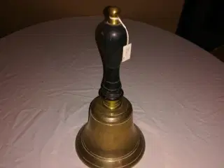 Mælkemandsklokke gammel med træhåndtag