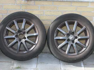 Mørkegrå alufælge til Renault Megane III og IV