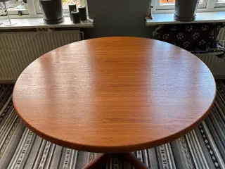 Spisebord teaktræ Ø120cm