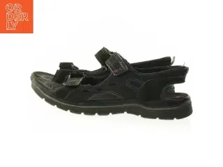 Sorte sandaler (str. 35)