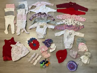 Babytøjpakke pige str 56 (76 dele) 