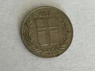 10 Aurar Iceland 1953