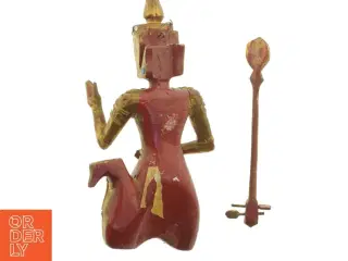 Håndmalet træfigur