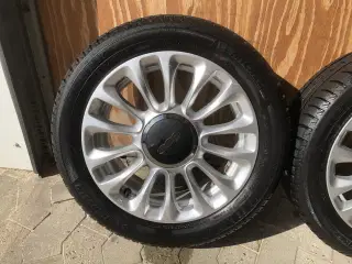 Fiat 500 Lounge fælge sommerdæk