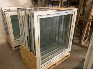 Plast vinduer 