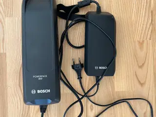 Bosch Batteri + oplader til elcykel 