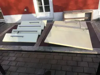 Frontlåger til skuffer i køkken eller badeværelse