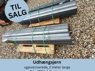 Udhængsjern 2m.
