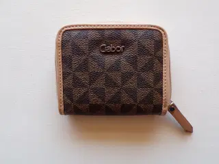 NY Lækker Brun Gabor pung med lynlås