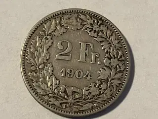 2 Francs Switzerland 1904