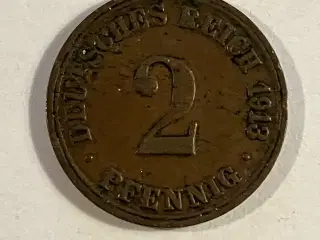 2 Pfennig Germany 1913