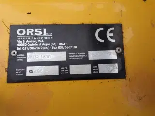 Orsi HSS-WTR 1600 m/hyrdro sideforskydning Front-bag