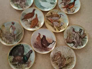 Fugleplatter ,Franklin porselæn fra 1979.