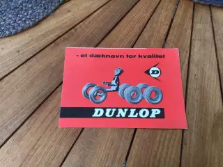 Dunlop brochure meget gammel