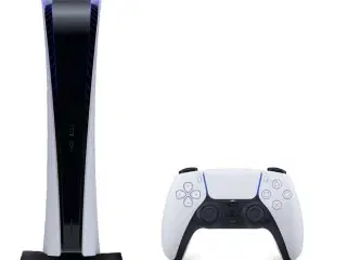 Spillekonsol Sony PlayStation 5 Digital – hvid/sort