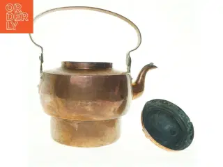 Kobber-kedel, mål: 45 x 27 x 32 cm