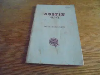 Austin Mini – instruktionsbog A 850 fra 1966  