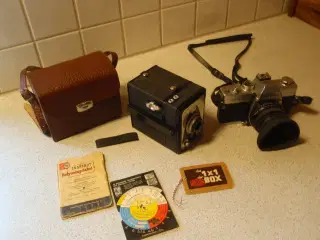 2 stk. gamle fotoapparater