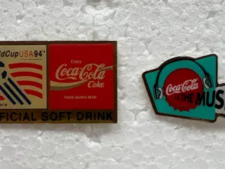 Pins m/CocaCola reklame