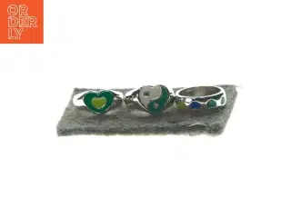 Ringe 3 stk. (str. 3 CM)
